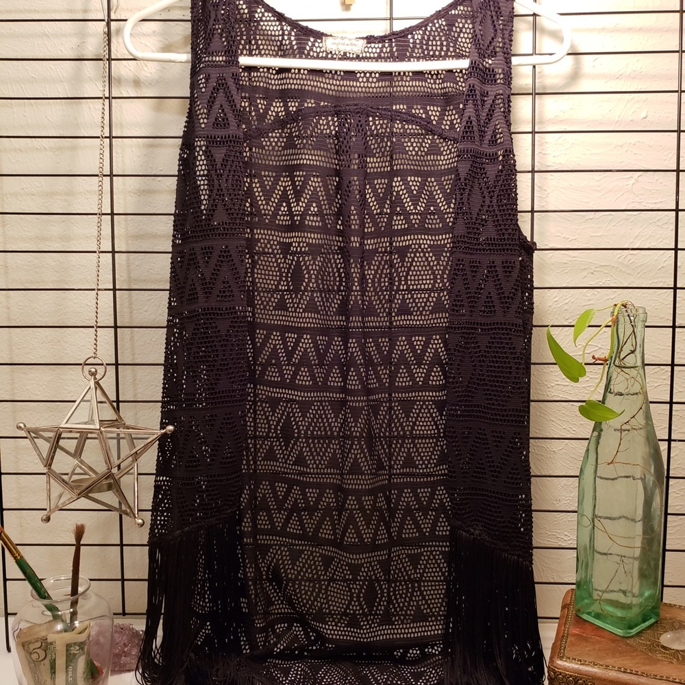 Hippie Style Boho Fringe Cardigan